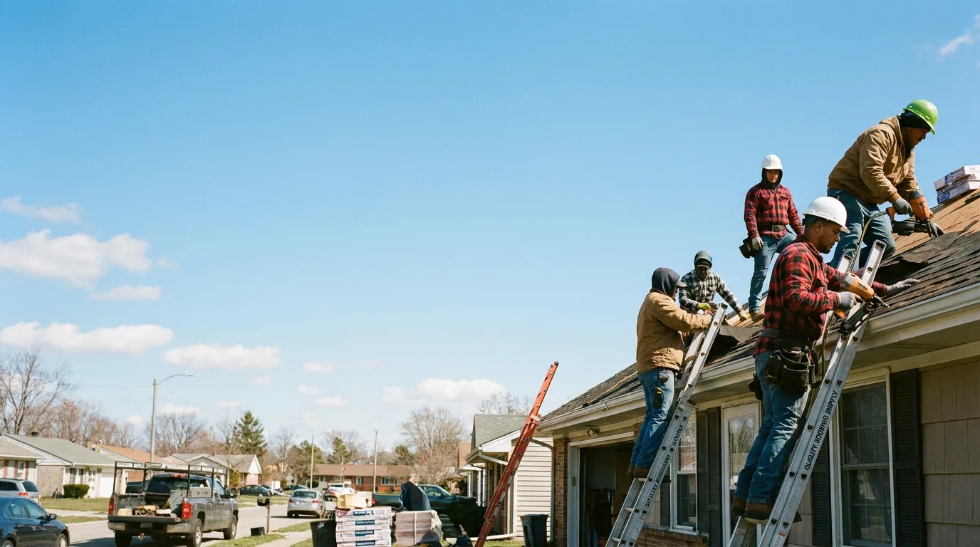 Roofing in Cropsey, IL near me